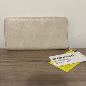 Ahdorned Faux Leather 8 card holder wallet